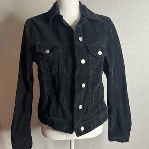 Black corduroy jacket. Great condition, medium